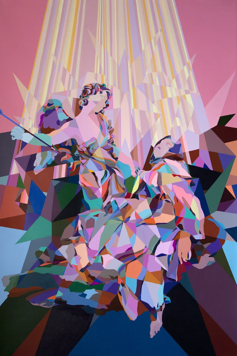 Ecstasy of St. Theresa | 111" x 73.5" | Acrylic on Canvas | 2015
