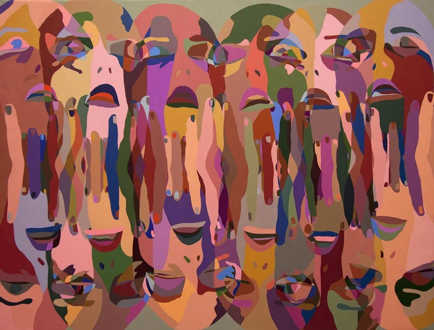 Fingaz 4 Daze | 84" x 64" | Acrylic on Canvas | 2014