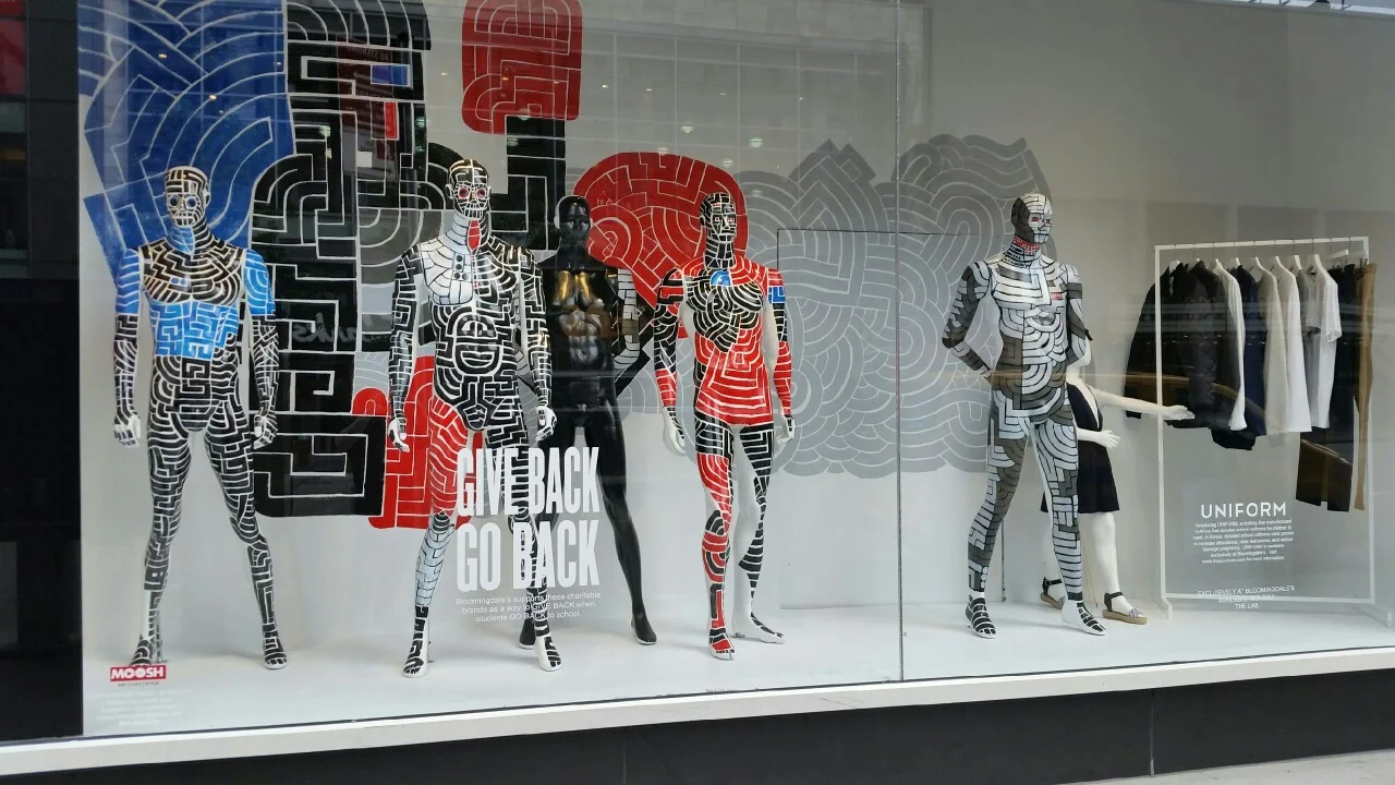 Bloomingdale’s x Uniform x MOOSH -collaboration for Bloomingdale’s Flagship NYC