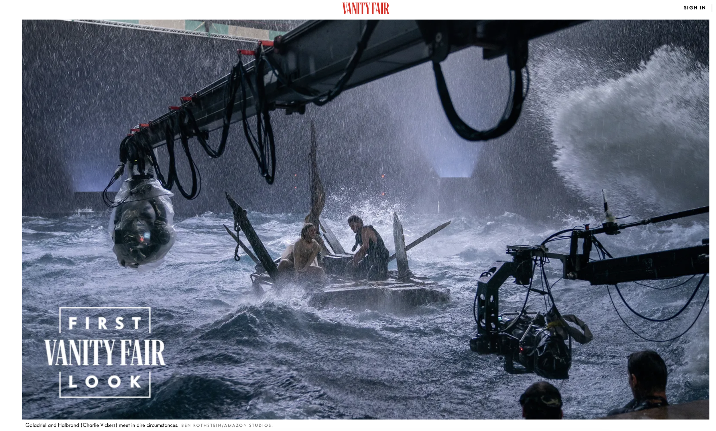 The Rings of Power: Vanity Fair First Look | Ben Rothstein & Matt Grace