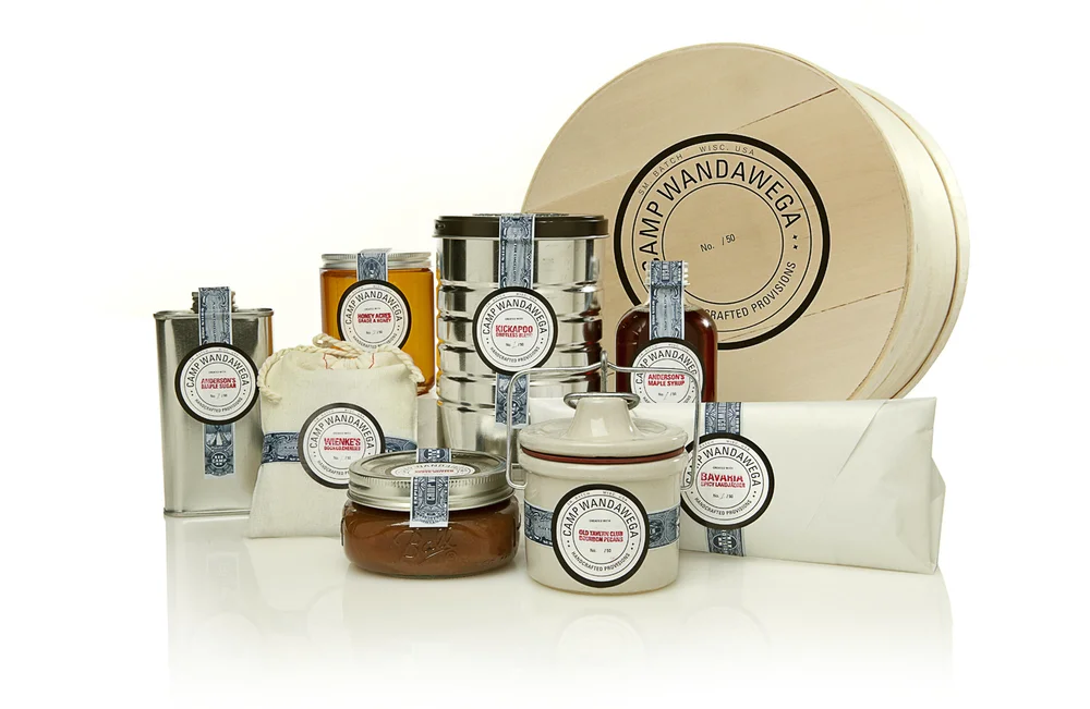 The Wandawega Provisions line. Concepted, design, produced with local makers.