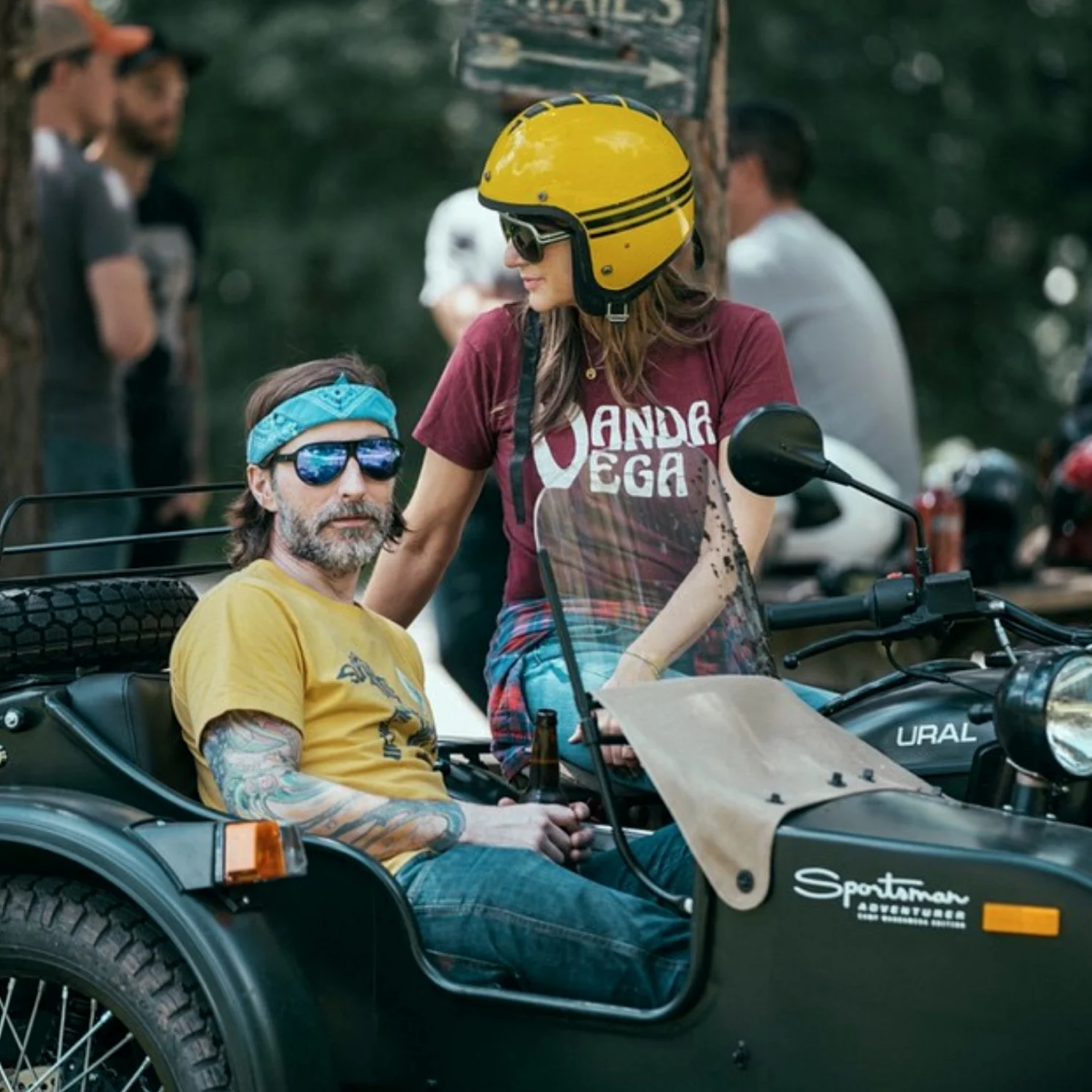 Co-design for limited edition URAL motorcycle for Camp Wandawega.