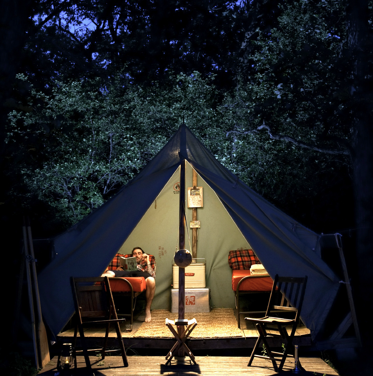 Created a tent village that became an instagram fav.
