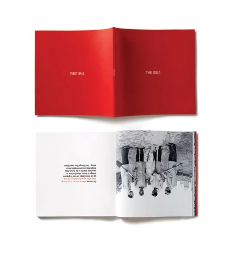 Ogilvy brand book, 50k print run for distribution to all employees. Photography: Geof Kern