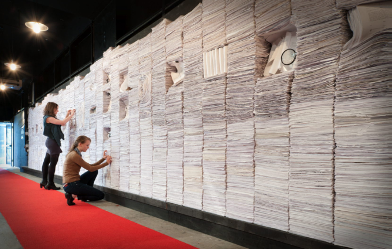 Installation for Steppenwolf theater. (collaboration with artists, designers and build crew).