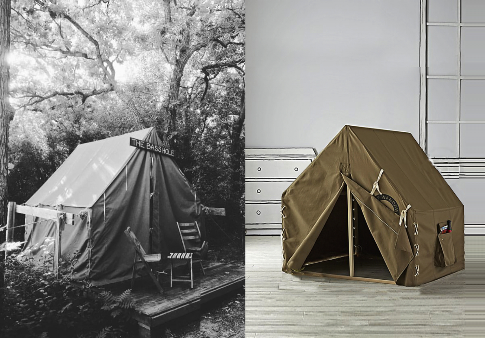 Created the real one for ongoing shoots, films and events at camp. Co-designed the kids version now sold in Crate For Kids.