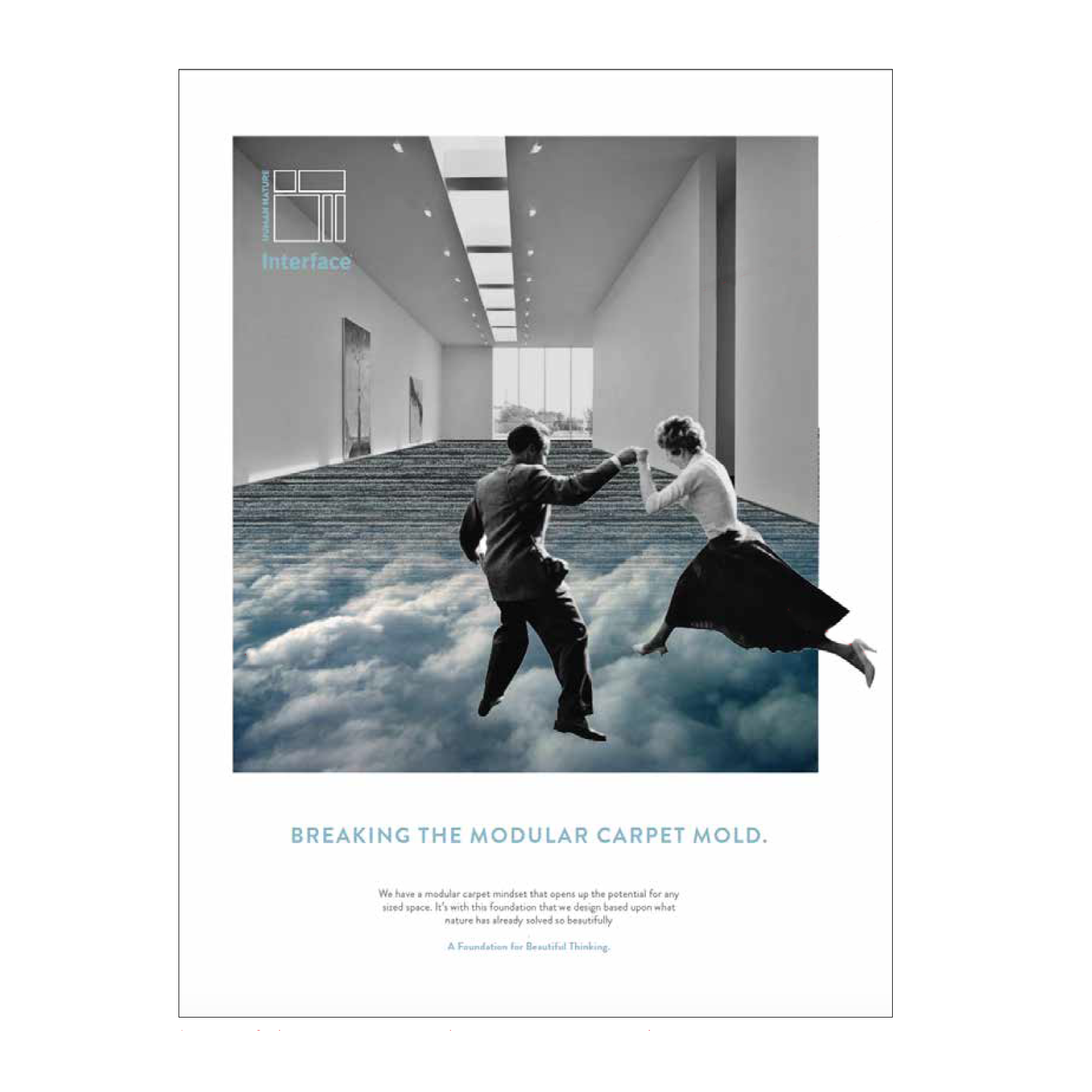 Created for Interface carpet. Developed brand look + feel, worked with designers, photographers and writers.