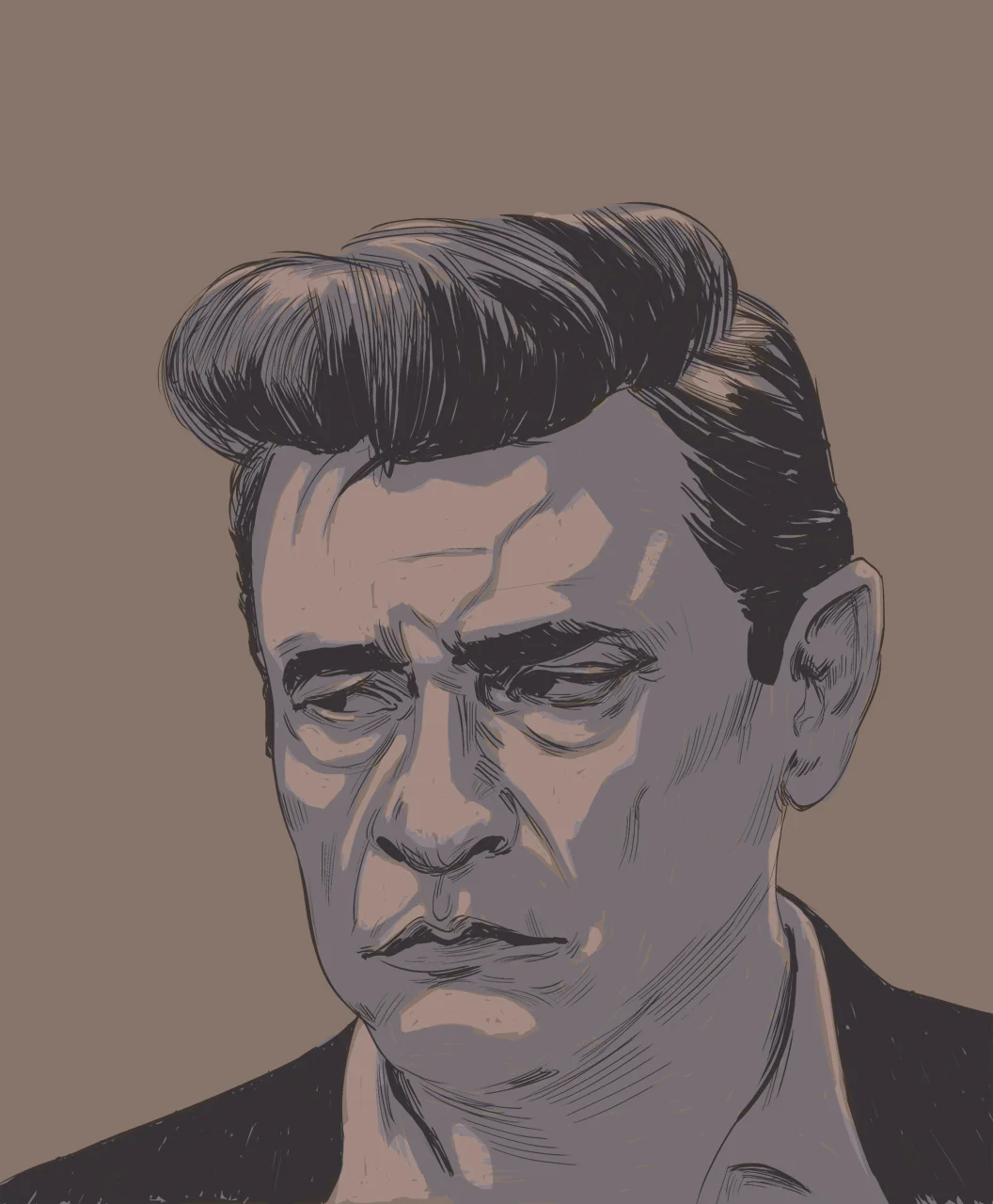 Johnny Cash Portrait