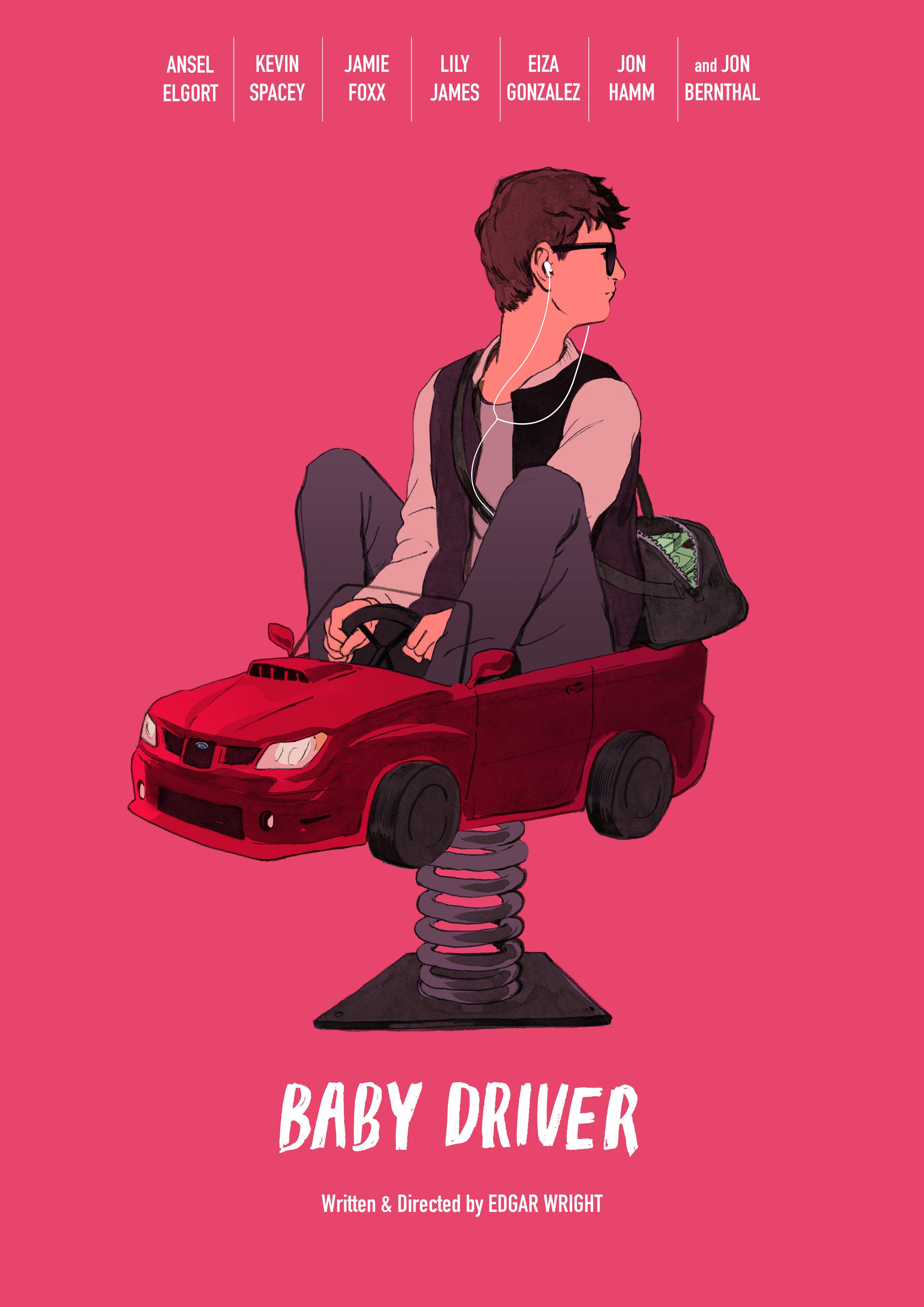 'Baby Driver' poster for Blu-Ray release party at Gallery 1988 LA