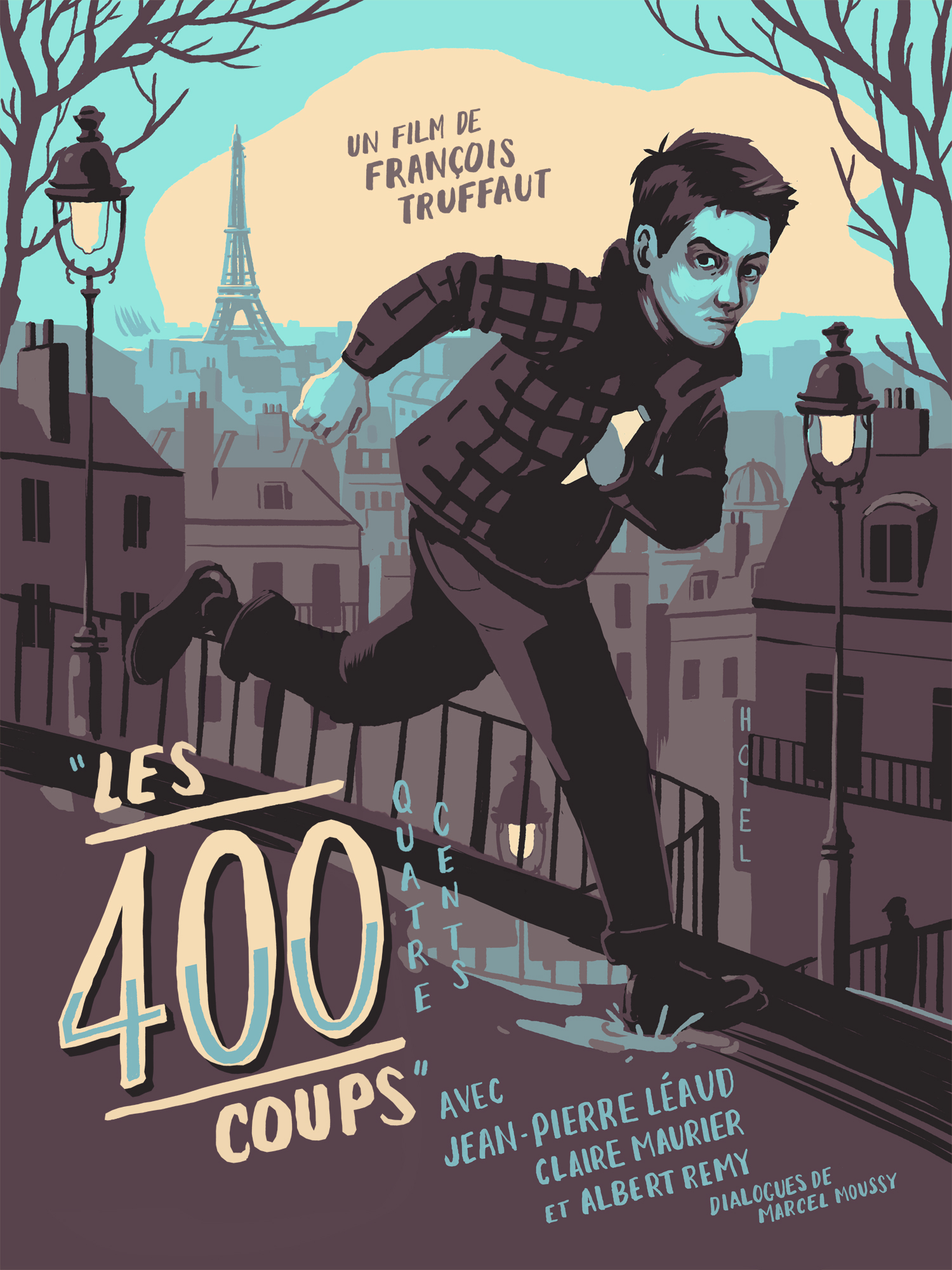 Les Quatre Cents Coups Poster