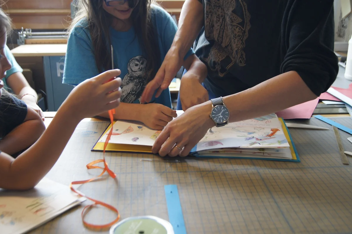 Bookbinding Classes Portland, Oregon — Hinged Strung Stitched