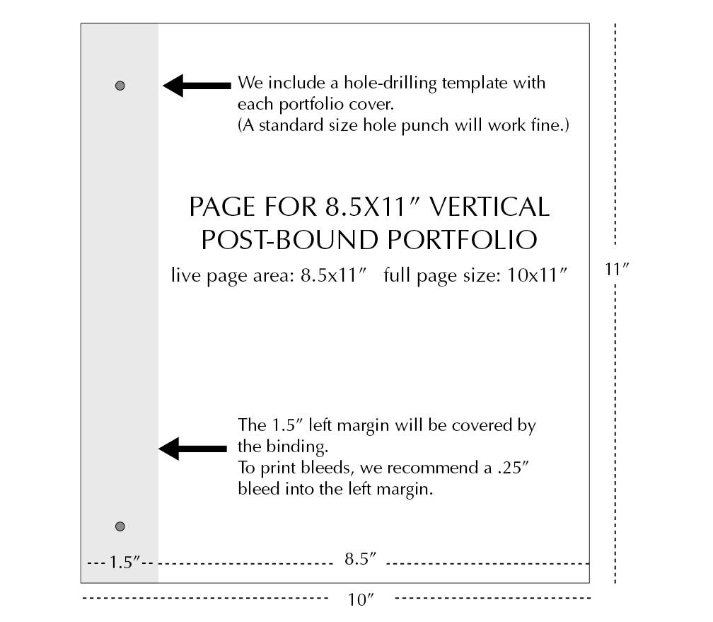 8.5x11 Vertical Page