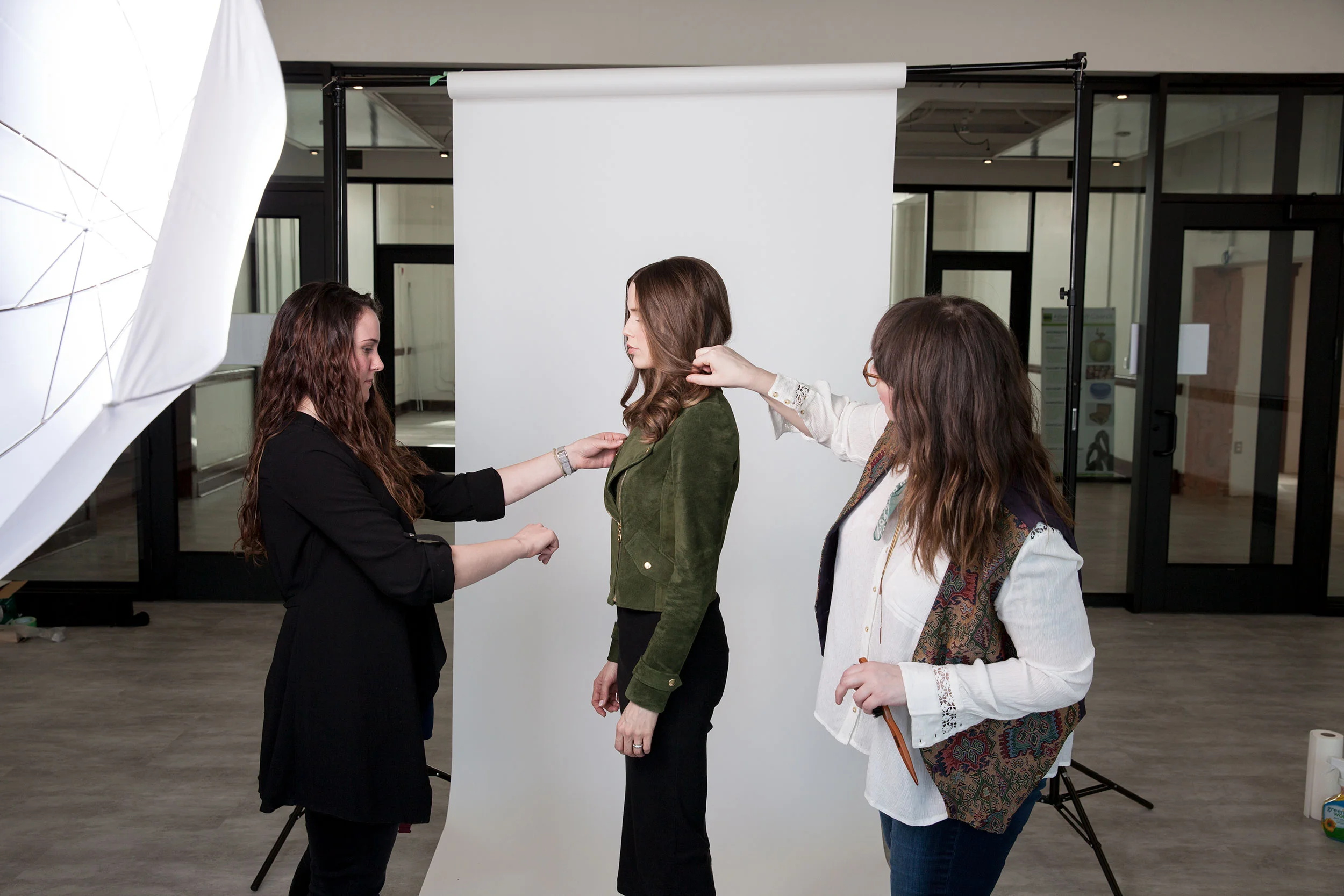 Mid-shoot touch ups