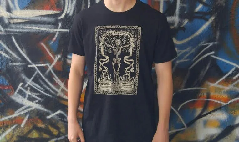 grave digger seeds t-shirt
