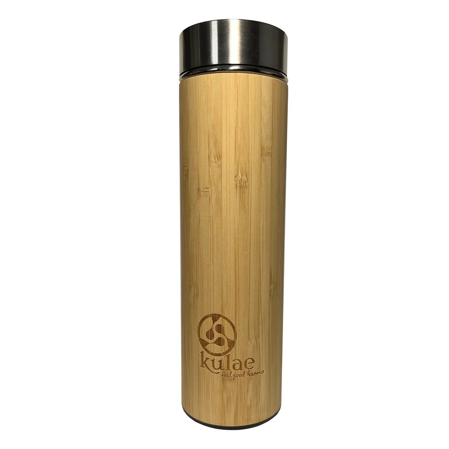 Tea Tumbler, Bamboo & Stainless Steel