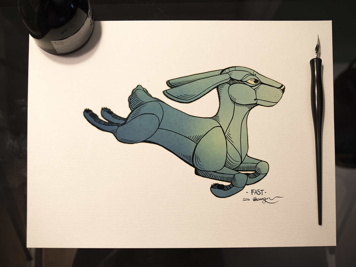 Digitally coloured.