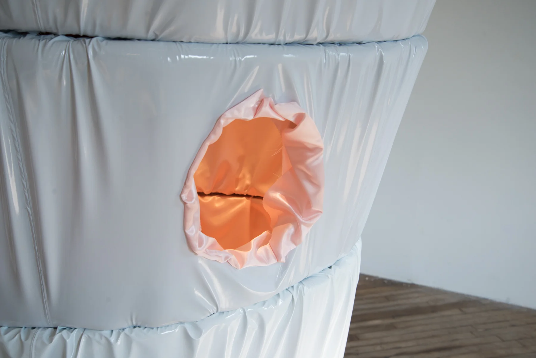 wood, foam, fleece, vinyl, satin, fleshlite