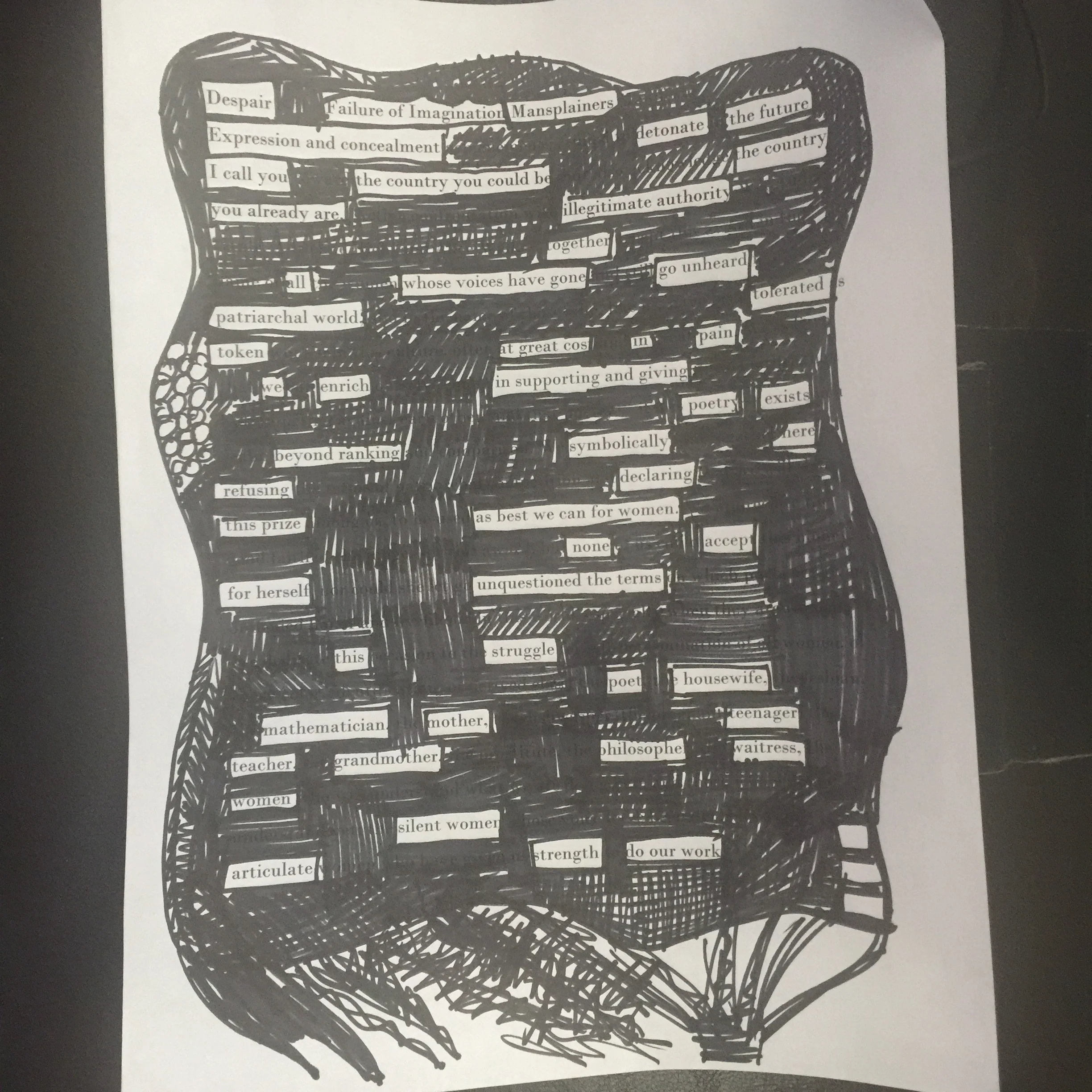 Modesto Workshop on Erasure Poetry