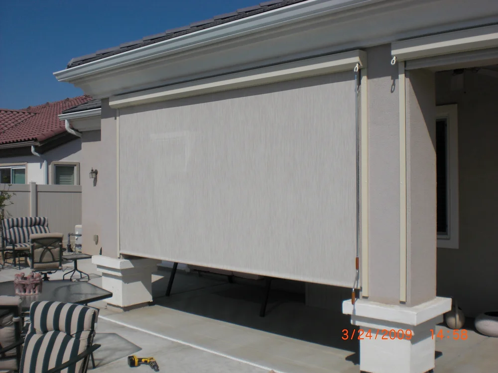 Shoreline Awning Patio Inc Box Track System Drop Shades