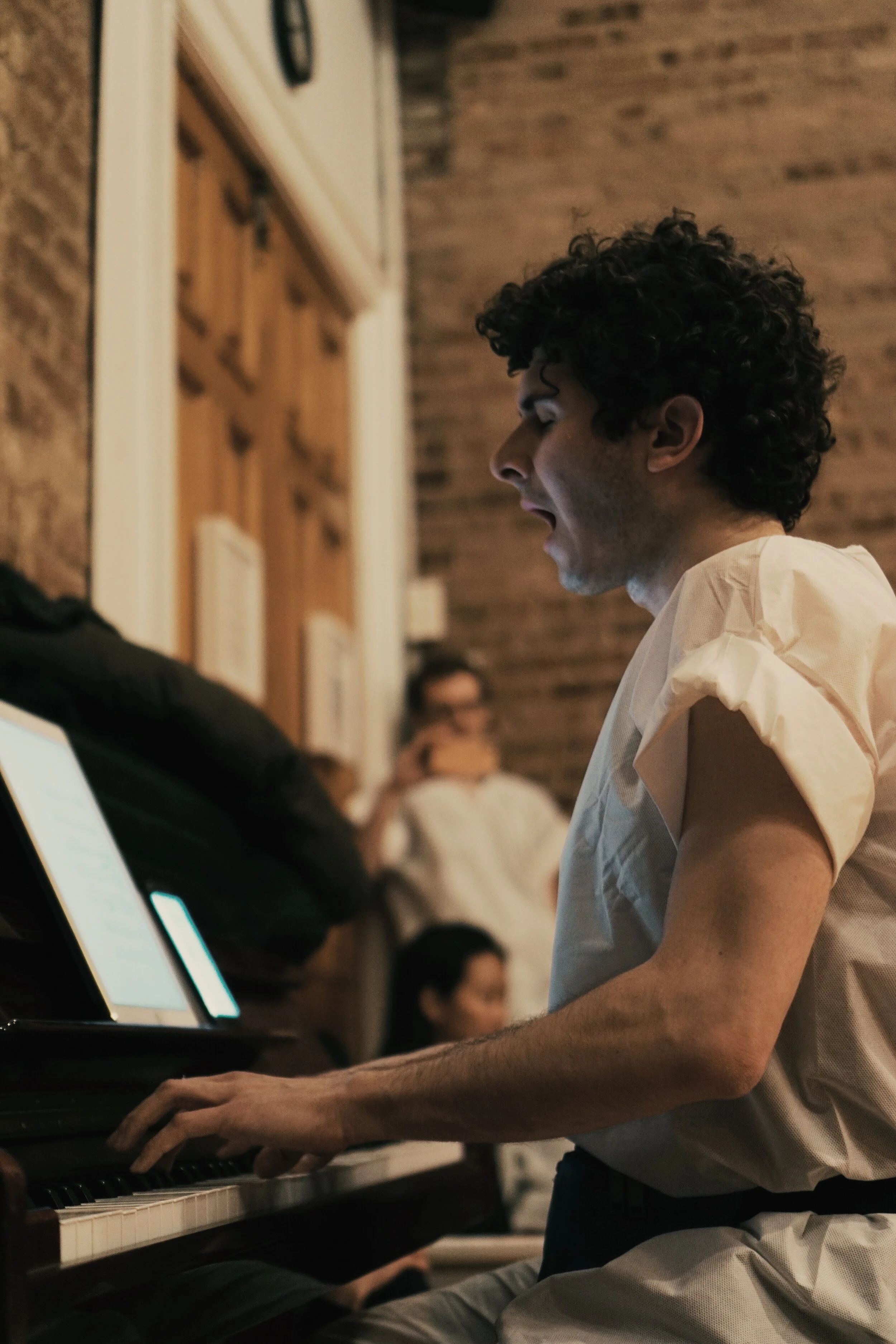  performing  Julie Zhu’s  “Cheer Piece” with  PROMPTUS , at Arts on Site, New York City; February 2019 