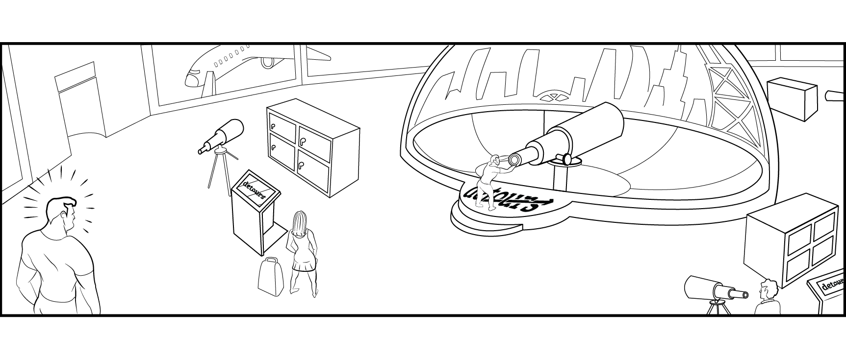 , while the space settings mimicked Willis Tower (the tallest building in Chicago).