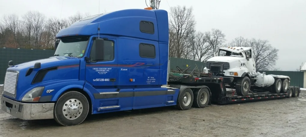 crashed trucks