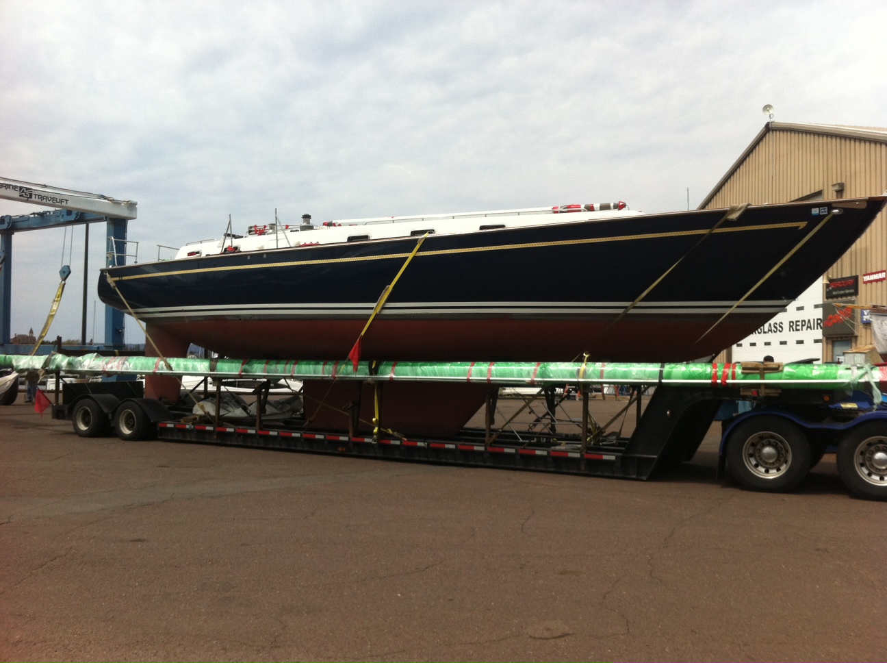 Went from Larson Marina In Waukegan, IL to Lake City Marina