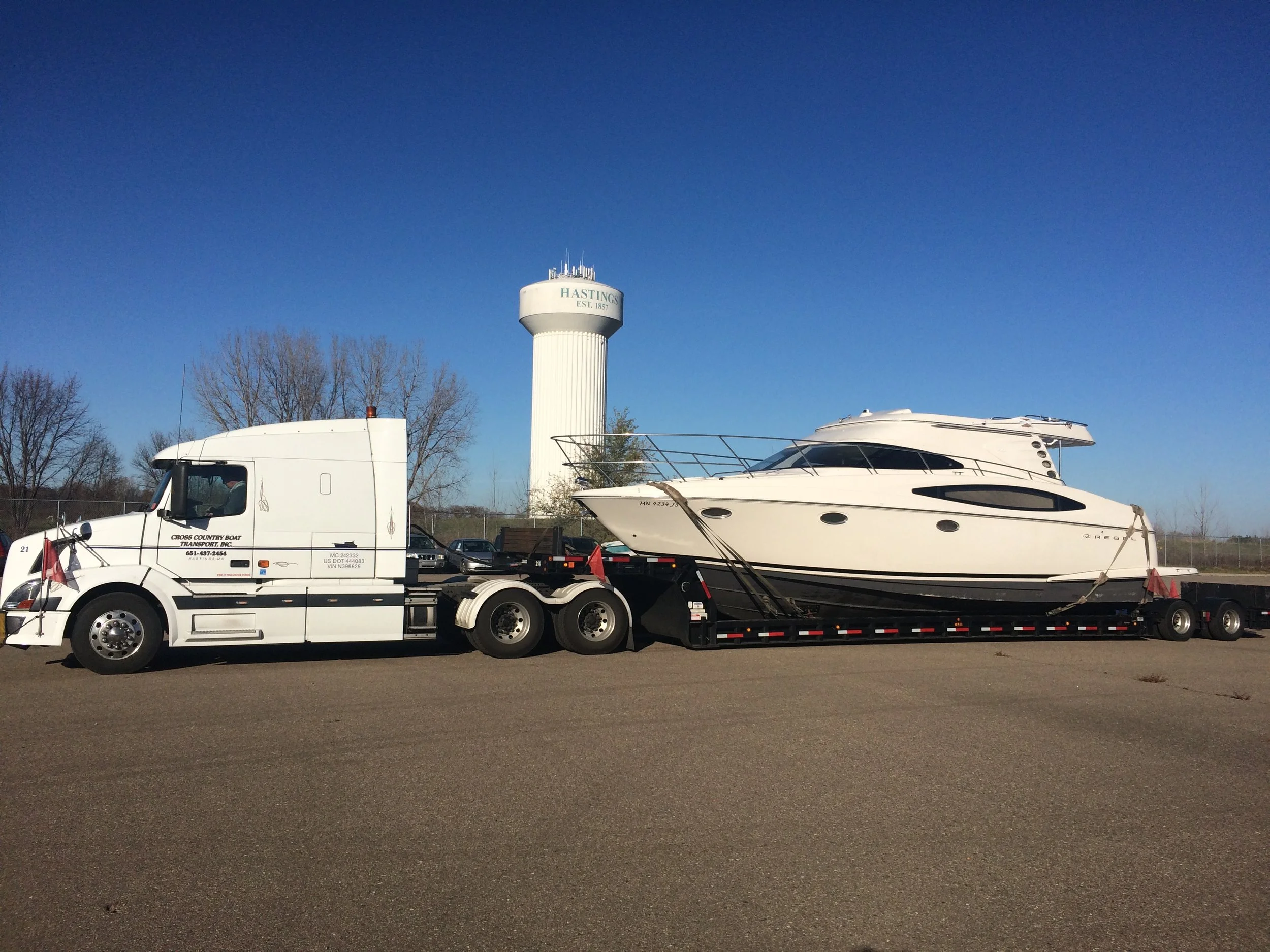 Move my Regal Powerboat