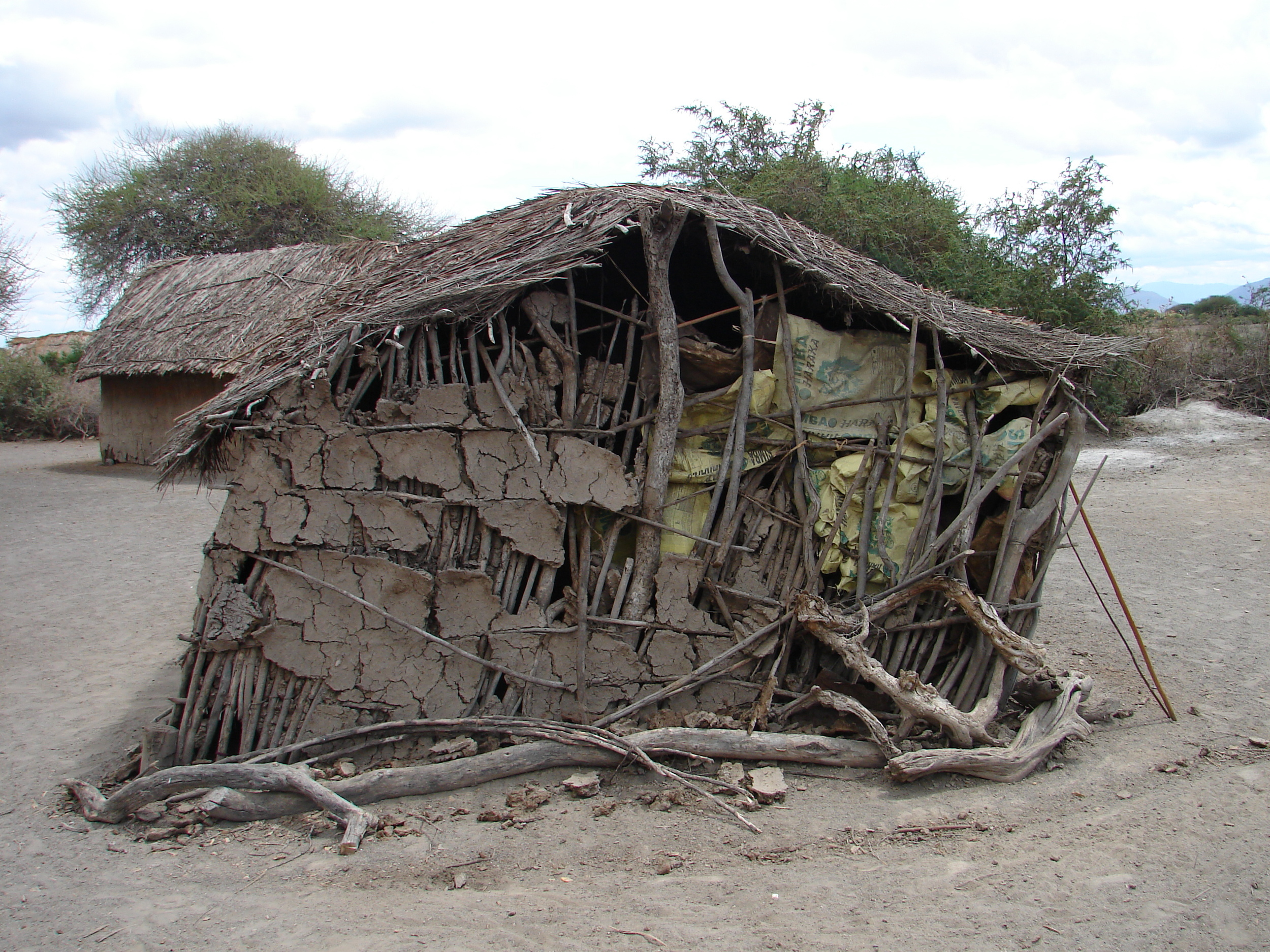 A typical rural household begins to collapse - Tanzania
