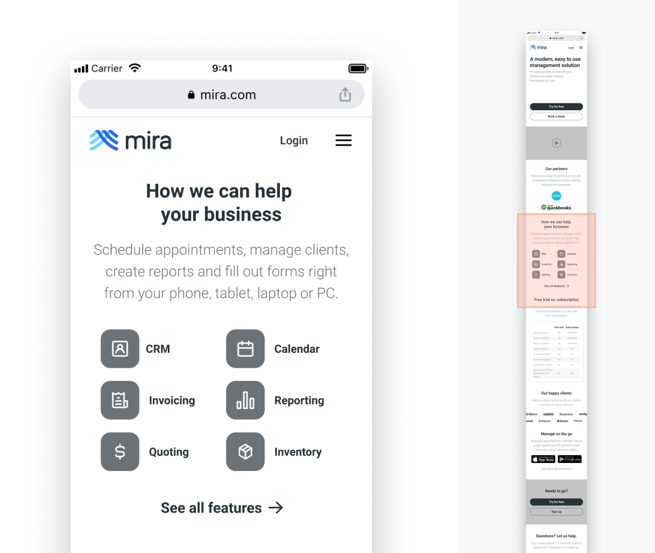 Wireframes - Homepage features.png