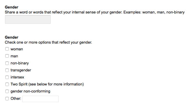 Uk Form Gender Example Gender Options On Forms Canada - Form example download