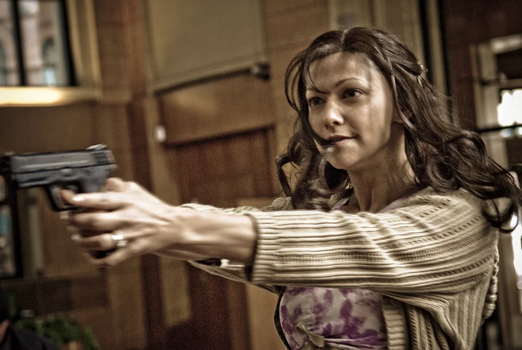 Ursula as Sara Gunderson in The Line