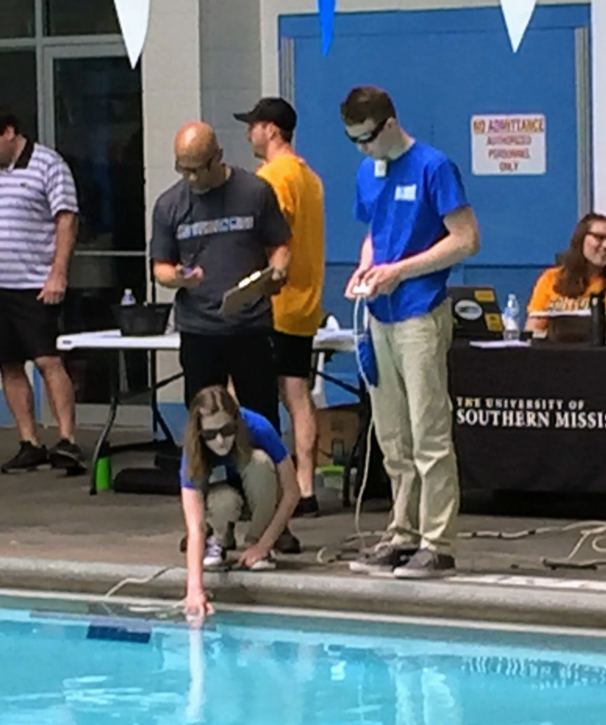 The start of Delta-V's O-Course race