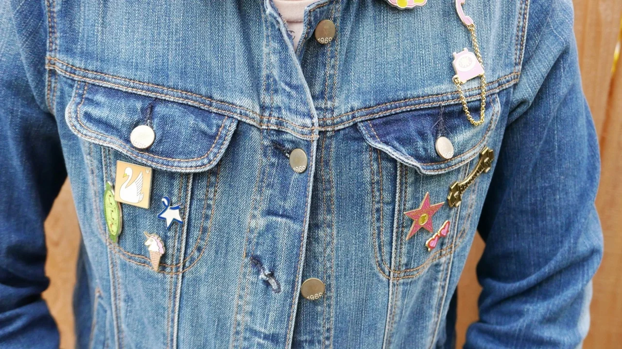 Denim Jacket + Pins