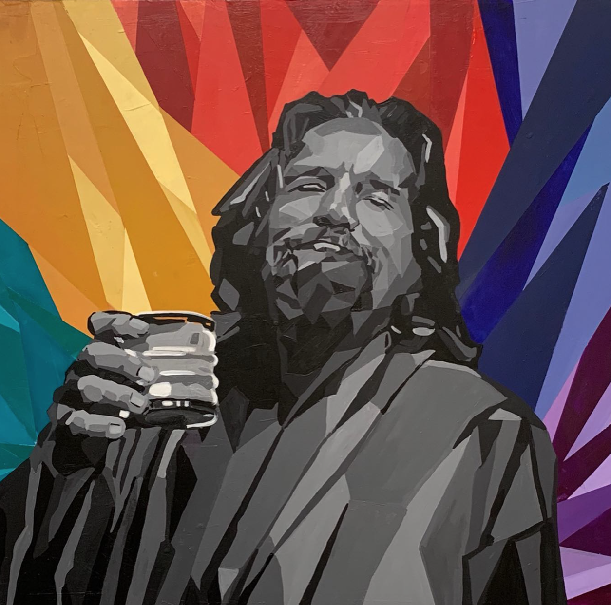 Delaney Tavern Portrait Commission of 'The Dude'