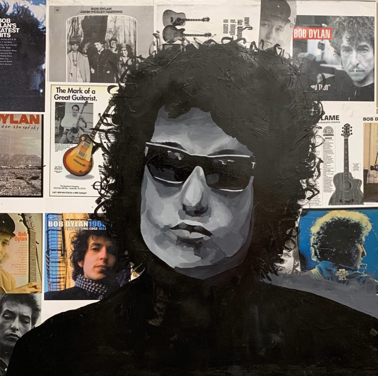 Delaney Tavern Portrait Commission of Bob Dylan