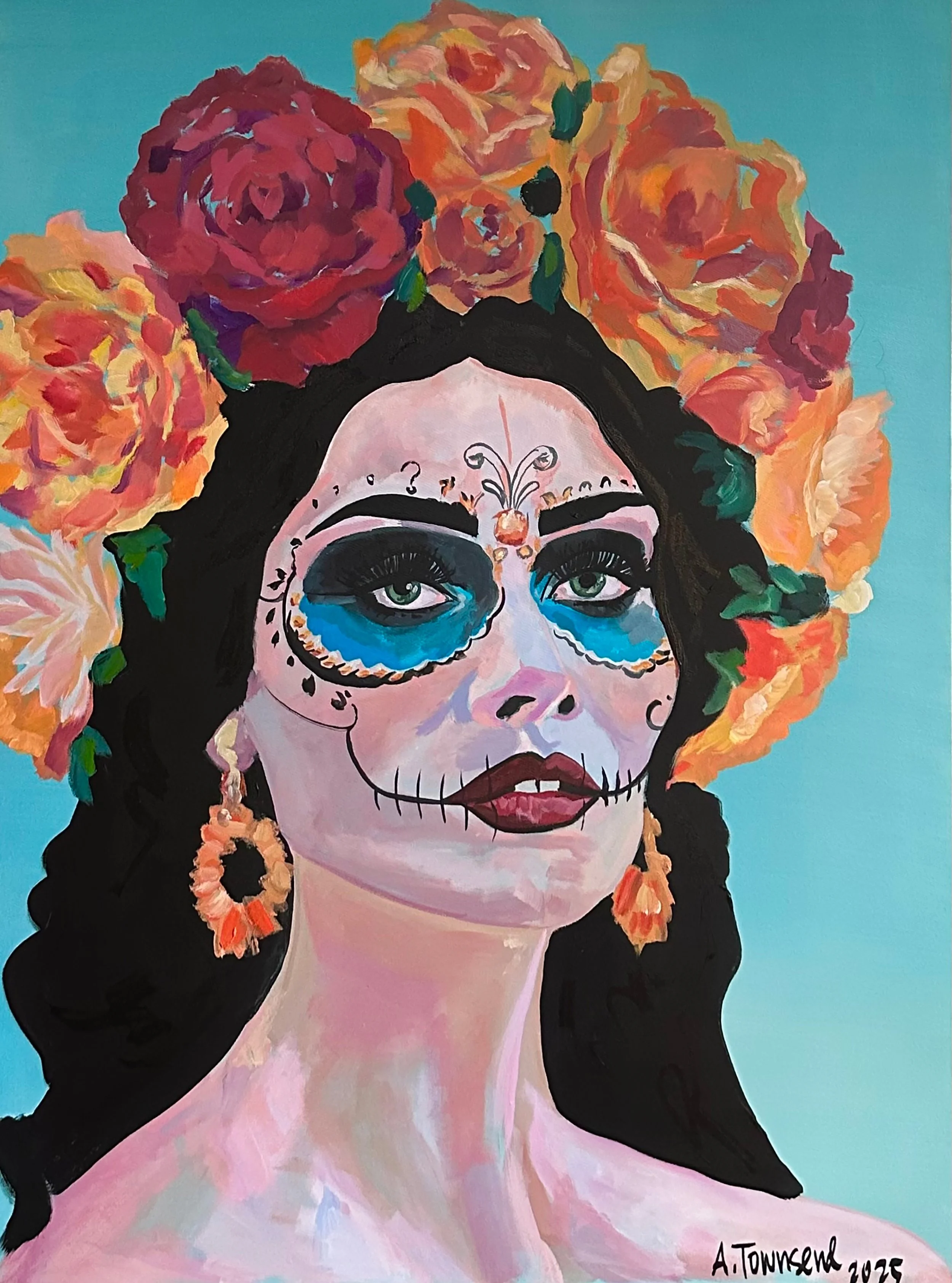 Commissioned. Acrylic on canvas. 36" x 48"