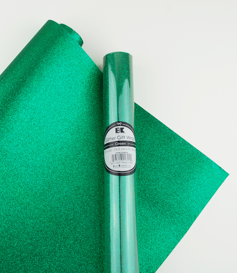 Best Creation Glitter Gift Wrap 30 X 36 Inch Green Kalijo Works Best Creation Glitter Gift Wrap 30 X
