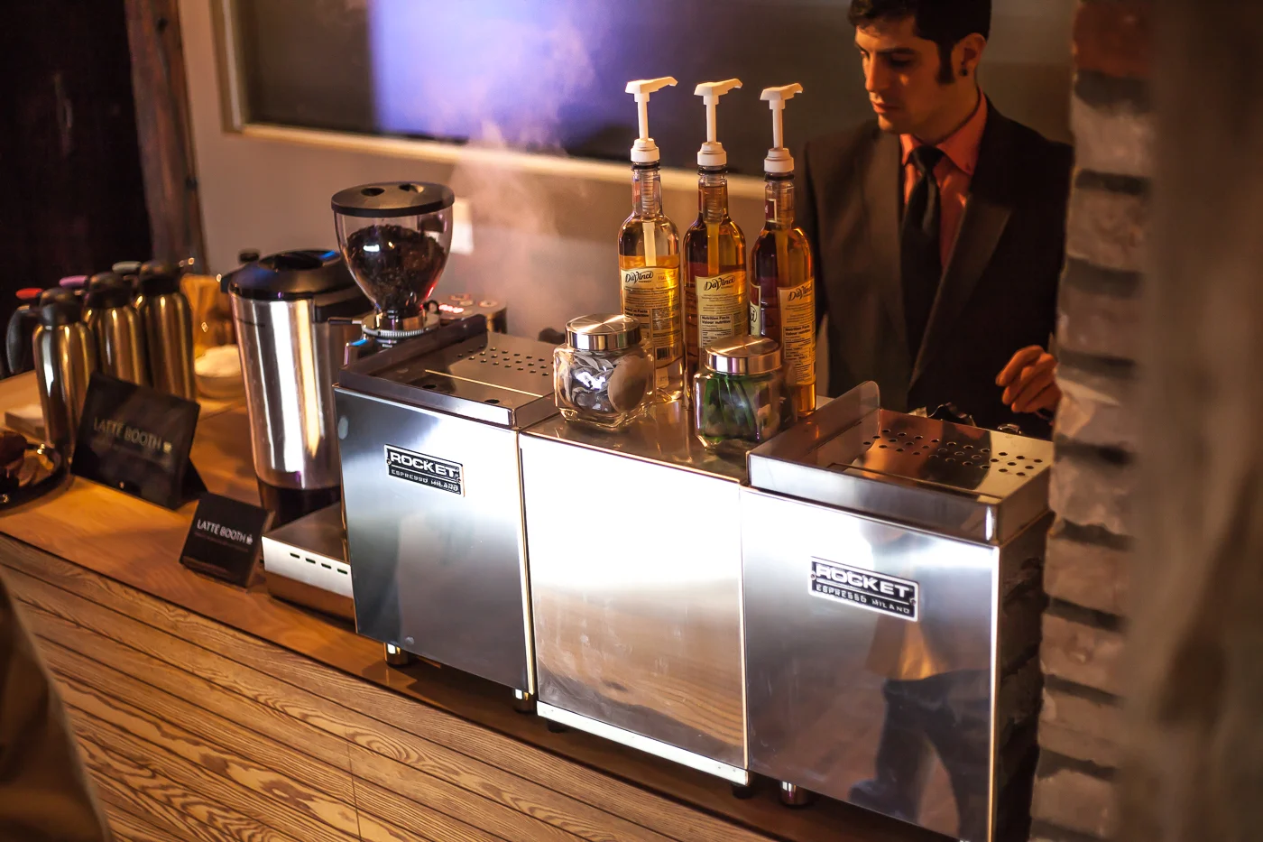 Latte Booth Mobile Espresso Bar Coffee Catering Company Toronto