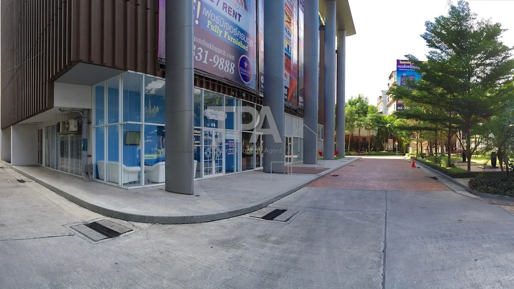 ทางเข้าโครงการและอาคาร