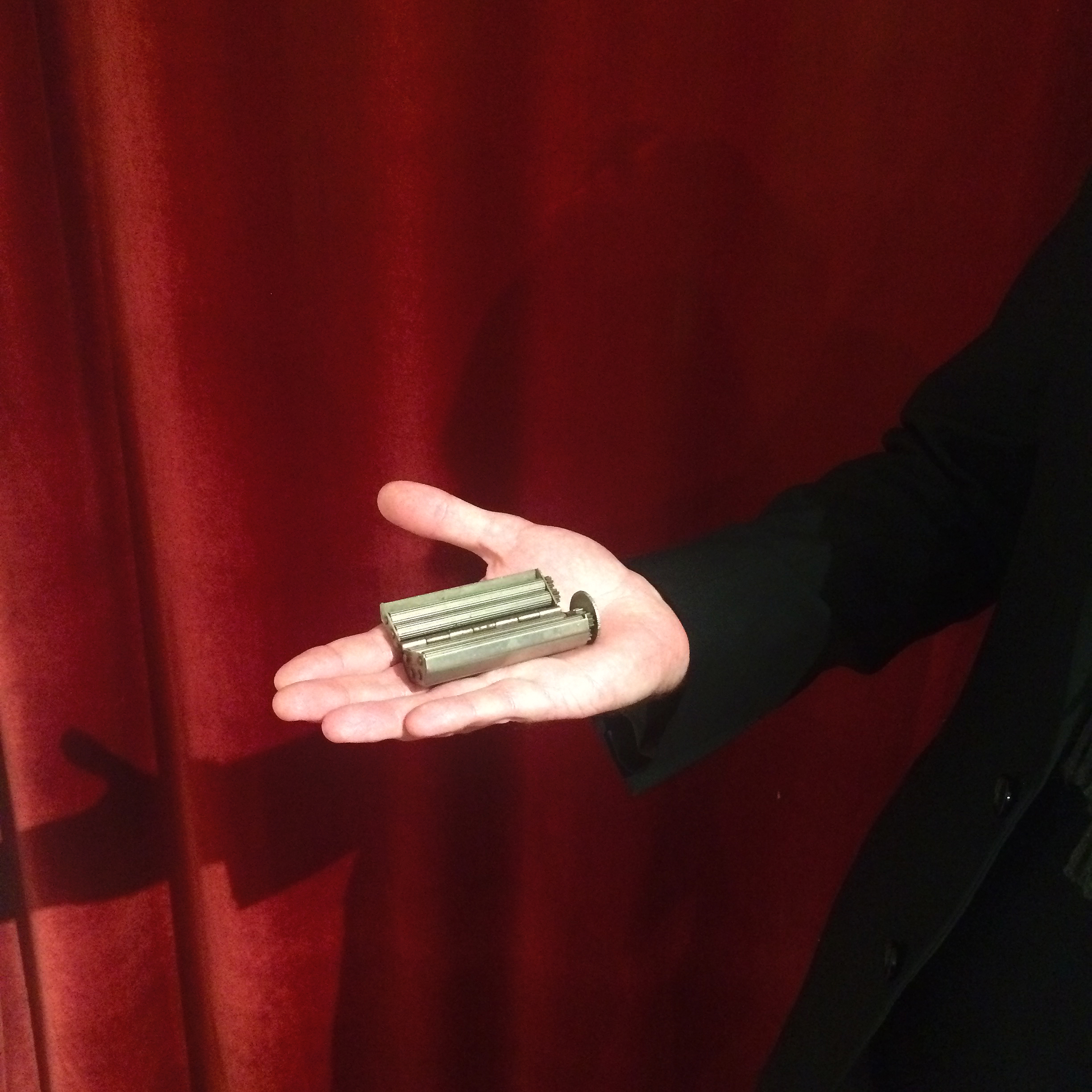 Jon Harris Object: cigarette rolling machine Story: This is my grandfather's. It is the only physical thing of him that I have.
