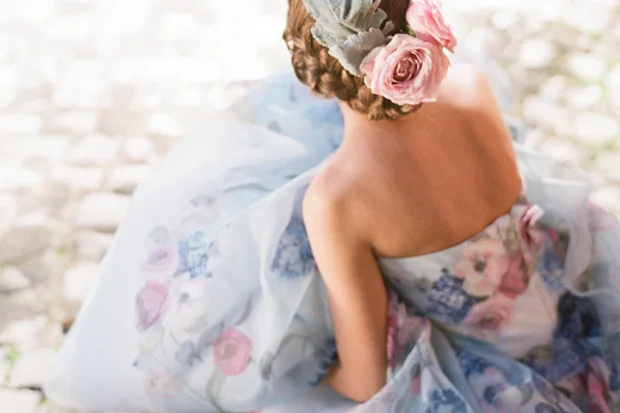 #FridayFlorals: Floral Wedding Gowns