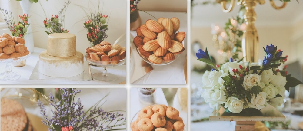 Dessert buffet from this Formal 30th Birthday Reception