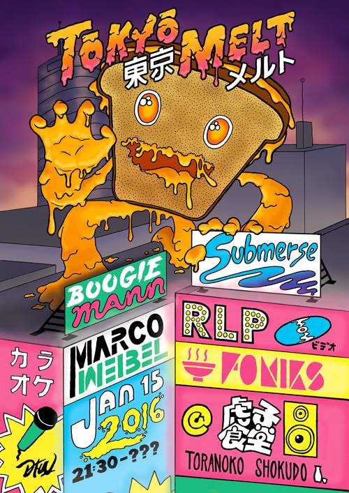 Tokyo Melt #1 flyer by Foniks