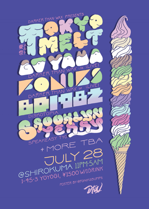 Tokyo Melt #4 flyer by Foniks