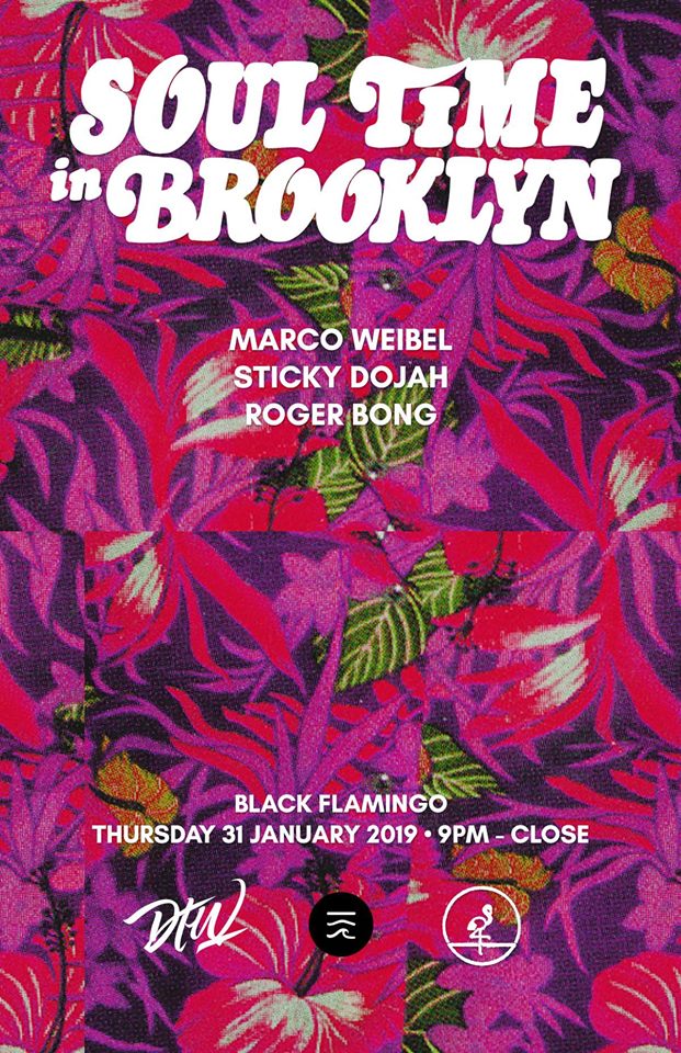 Aloha Got Soul and Darker Than Wax bring you Soul Time in Brooklyn. Originally launched in Hawaii and London, the Soul Time series has grown to Chicago, Tokyo, and more. Musically the series highlights jazz funk, soul, disco, house, boogie, rare groove, and contemporary Hawaiian music. Aloha Got Soul is a blog-turned-record label with a mission of bringing rare and relatively unknown music of Hawai‘i to the surface, as well as contributing to the diversity of Hawai‘i’s music scene and strengthening its reputation in the global music community. MARCO WEIBEL (Darker Than Wax) STICKY DOJAH (Records Before Rent) ROGER BONG (Aloha Got Soul) -- www.alohagotsoul.com www.darkerthanwax.com