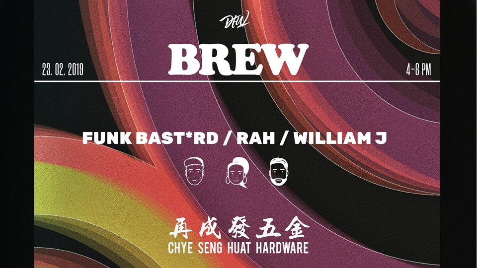 So Yes, We are back with the BREWWWWW. After a year-long hiatus, we are excited to return to our favourite neighbourhood Jalan Besar with one of the liveliest DTW parties to date. Peeps have been asking repeatedly about this, and we can't wait to kick it off once again come Feb 23rd. Spread the word folks. Do take note tho - we have a revised timing for this, so rock up early! X SELECTORS : FUNK BSTRD RAH William J TIME: 4 - 8 pm LOCATION: 150 Tyrwhitt Rd, Singapore 207563 FREE ENTRY ALL NIGHT! Apart from music, caffeine is a mutually preferred stimulant within the camp at Darker Than Wax. We take both our brew and beats seriously, and we predict for this fledgling alliance with Papa Palheta, held against the urban backdrop of Jalan Besar, to be a burgeoning one. We will be kicking off the first BREW at the industrial-chic compound of Chye Seng Huat, join us for a balmy pre-game session for some brew, beats and beers. "Darker Than Wax are an electronic music label from Singapore. With a global reach and influence, they have been tirelessly pushing for diversity in music, proving that categories are totally irrelevant. Through an increasing stable of international artists and selectors, they continue to grow from strength to strength. Endorsed by tastemakers like Gilles Peterson, Lefto, Jamz Supernova, King Britt and music platforms, the label is widely respected for its attention to diversity and detail."
