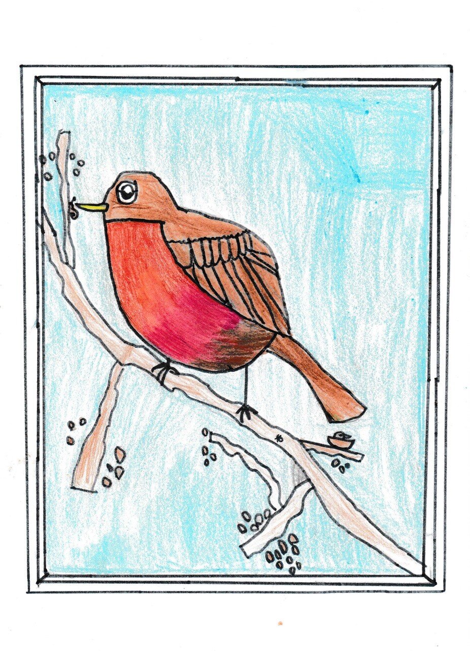 View From My Window (Bird)  by Jamie KOCH, Hereward House School, Year 5, Aged 10