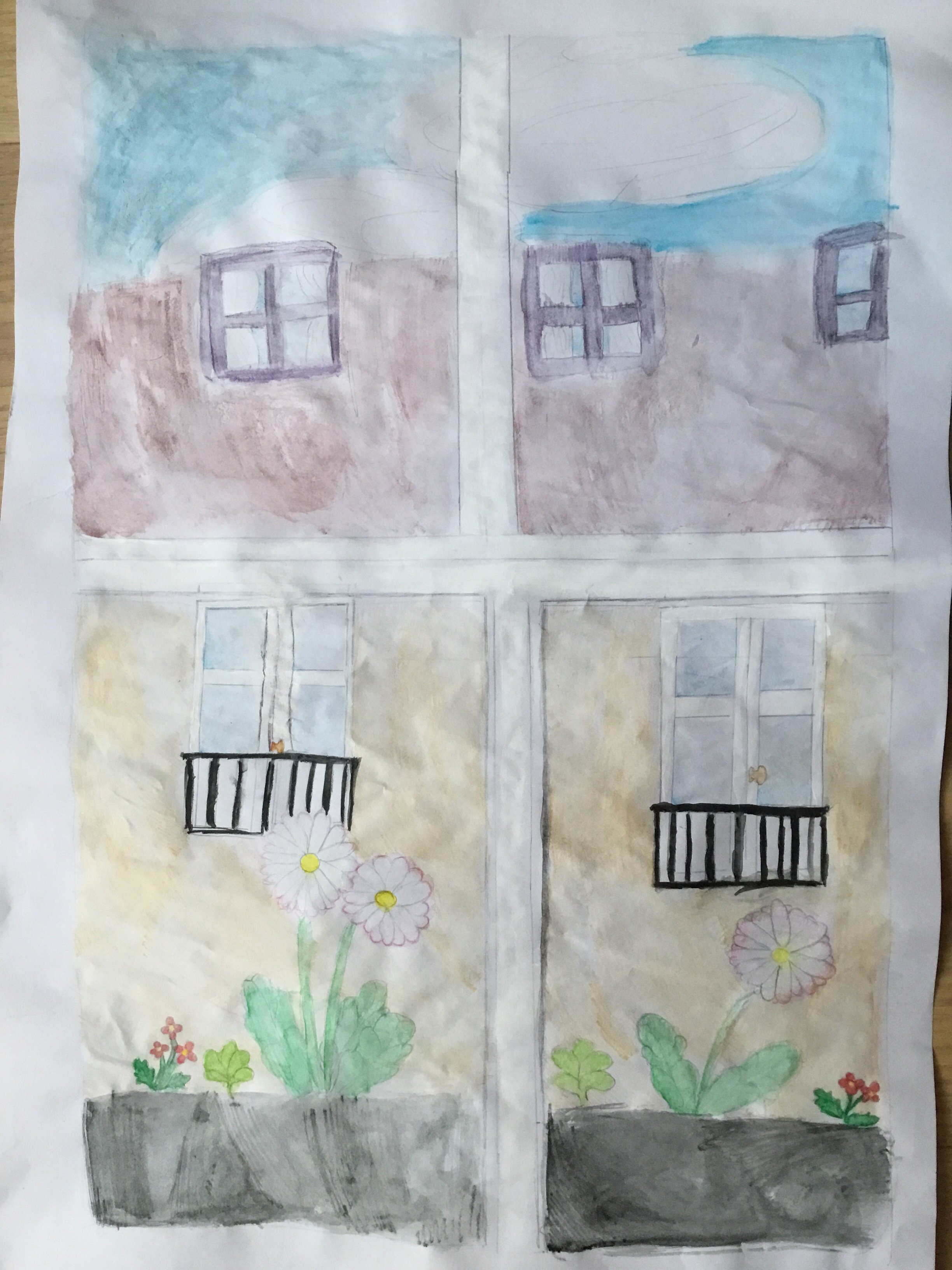 View from my Window by Jessica Nodder Y3 Sarum Hall