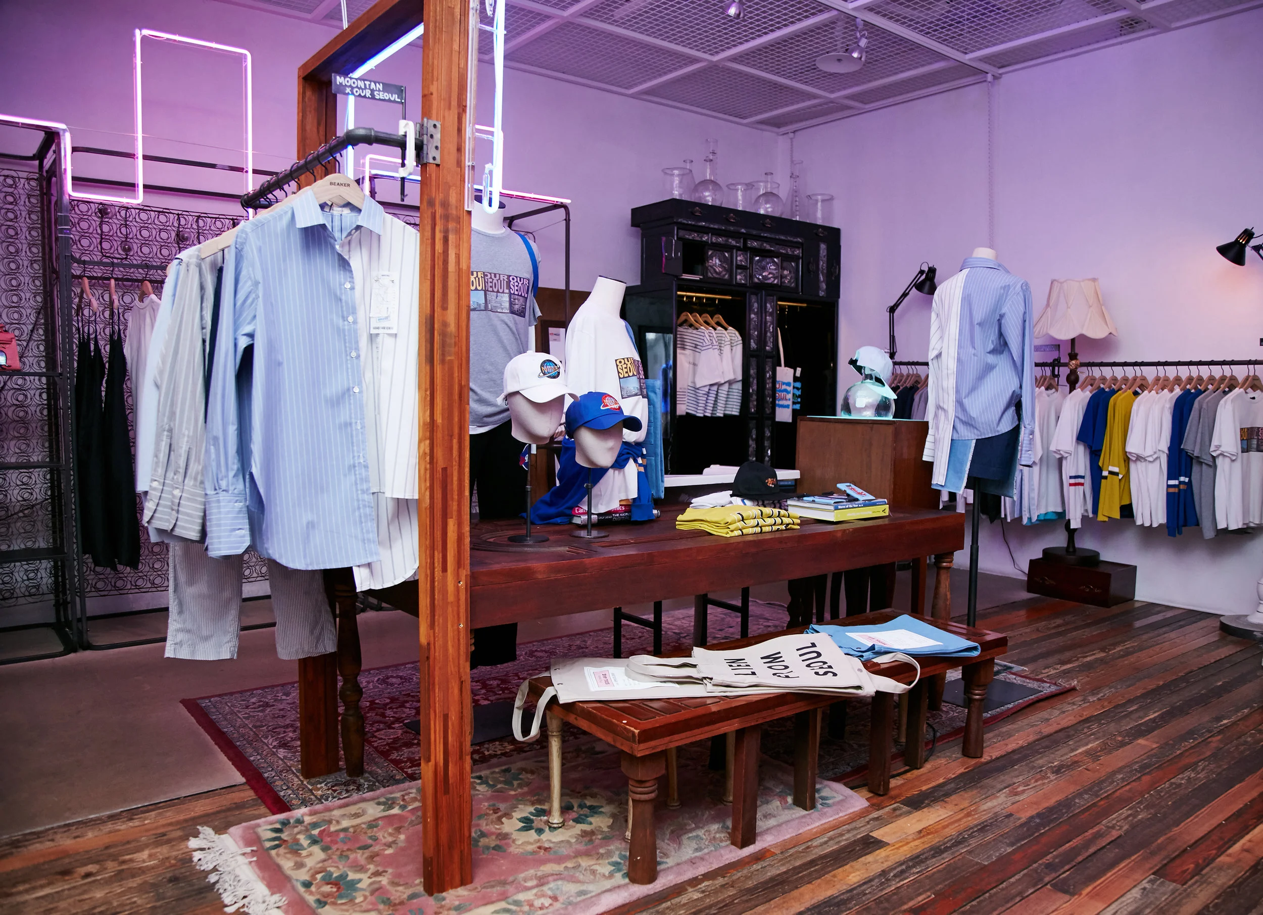 Display of the collections